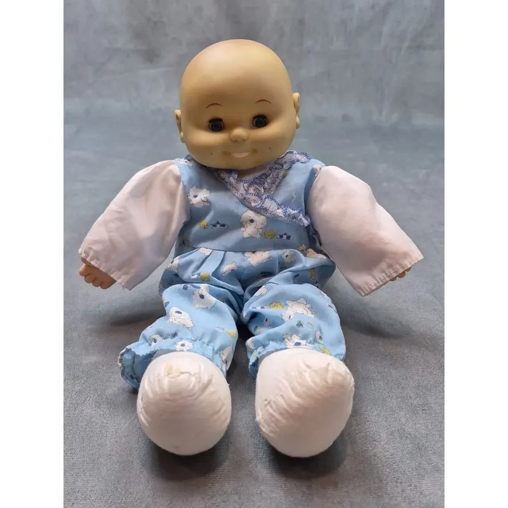 Uneeda Doll Co. Inc. Tummy Talks Doll Open Close Blue Eyes 14